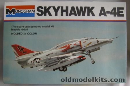 Monogram 1/48 Skyhawk A-4E VMAT-102 Marines or VA-144 Navy and Aires A-4E/F Superdetailed Cockpit Set, 5406 plastic model kit